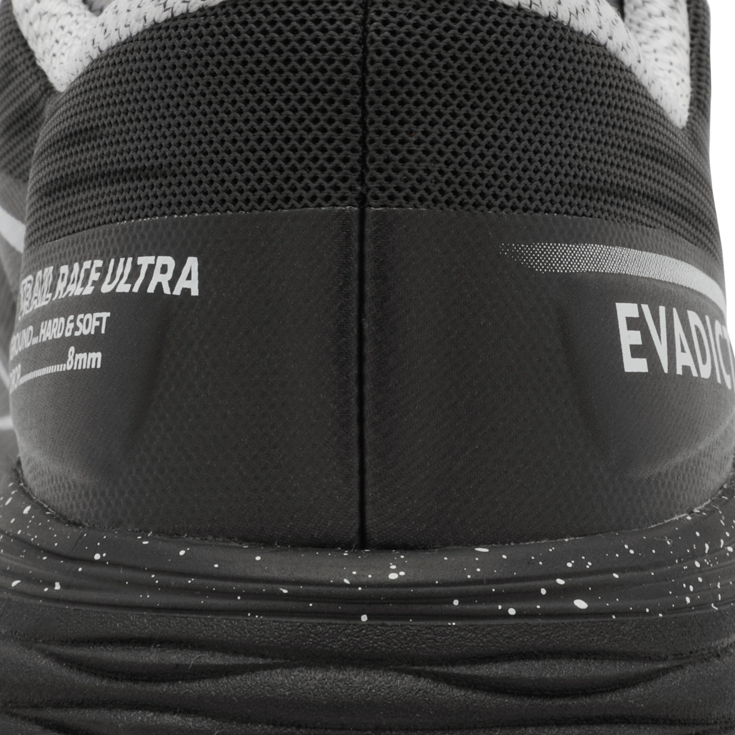 MEN'S RACE ULTRA TRAIL RUNNING SHOES - BLACK/WHITE 14/18