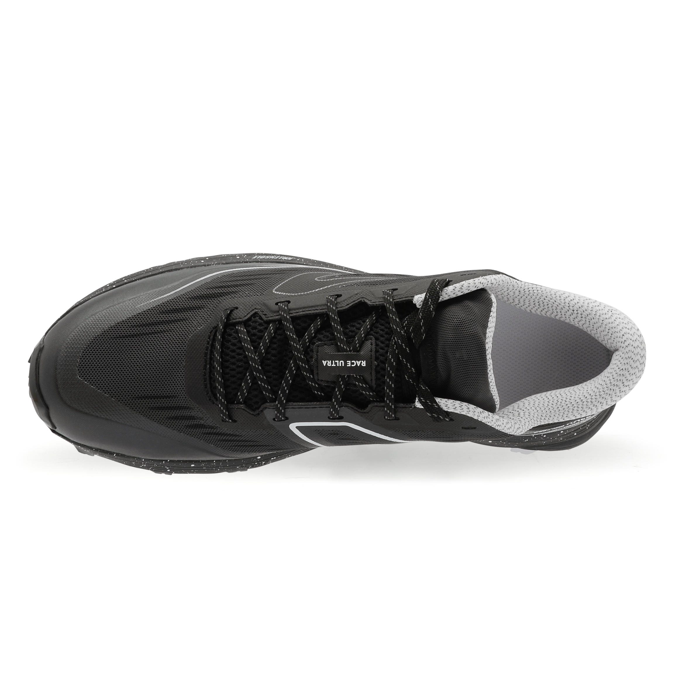 MEN'S RACE ULTRA TRAIL RUNNING SHOES - BLACK/WHITE 9/18