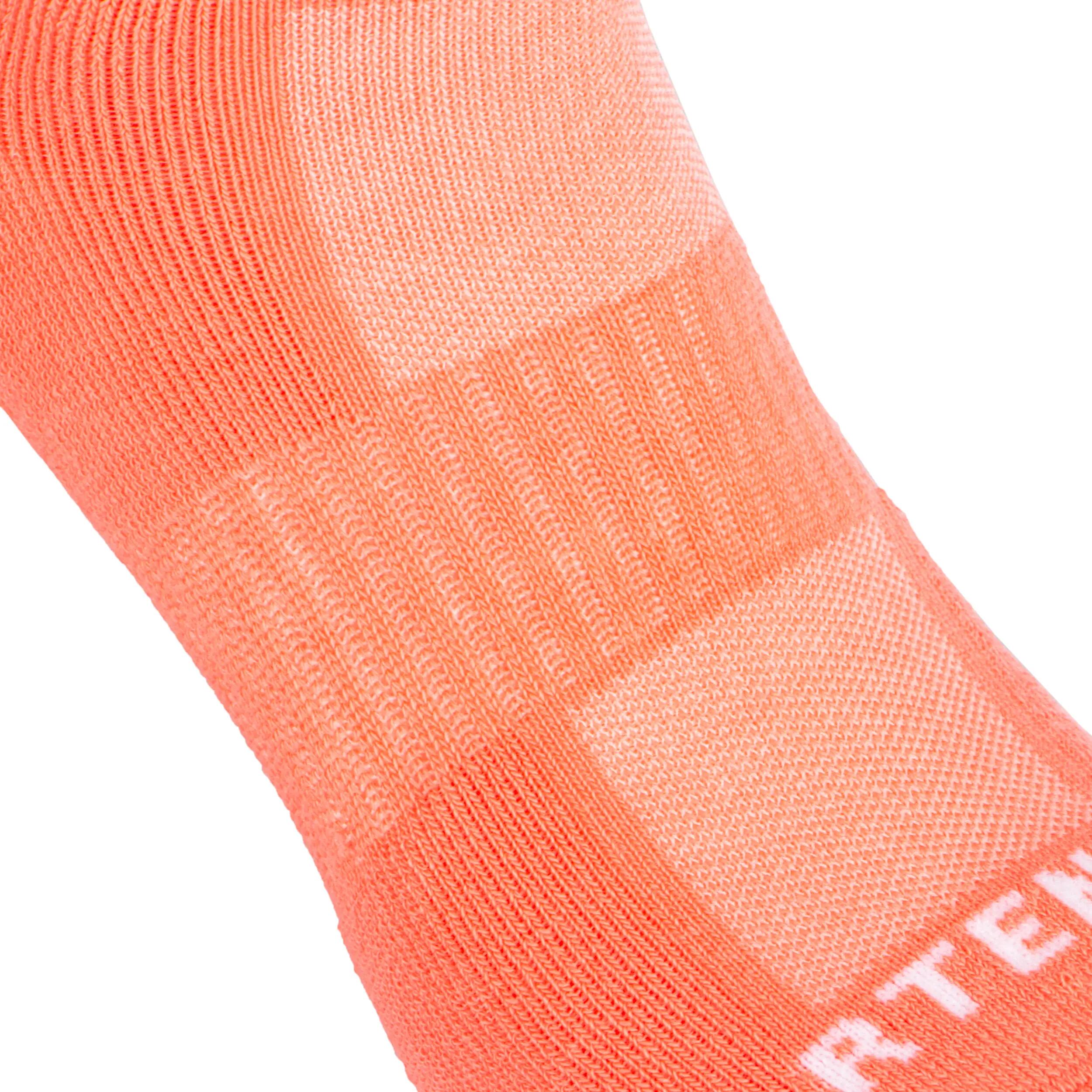 Low Tennis Socks RS 500 Tri-Pack - White/Green 11/40