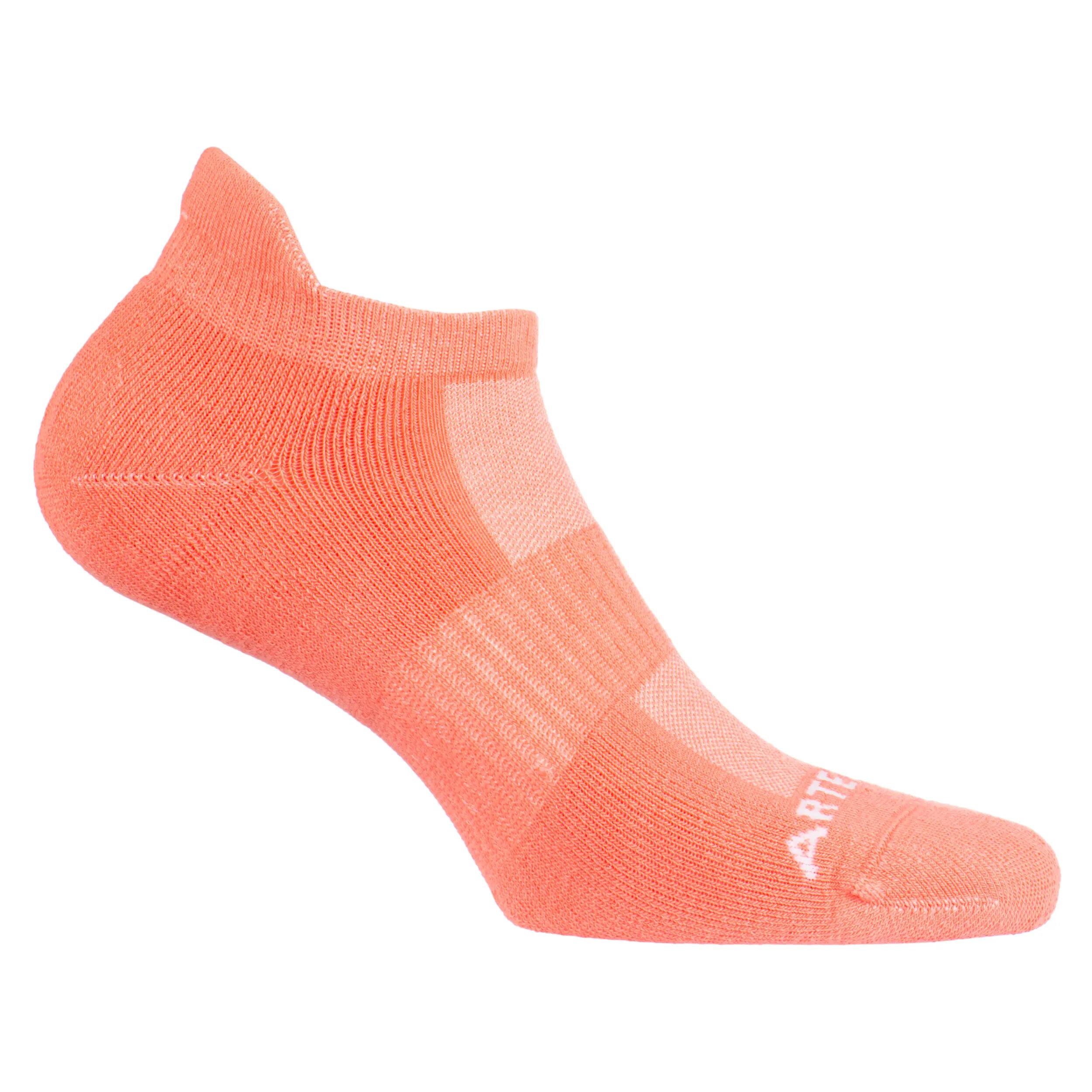 Low Tennis Socks RS 500 Tri-Pack - White/Green 8/40