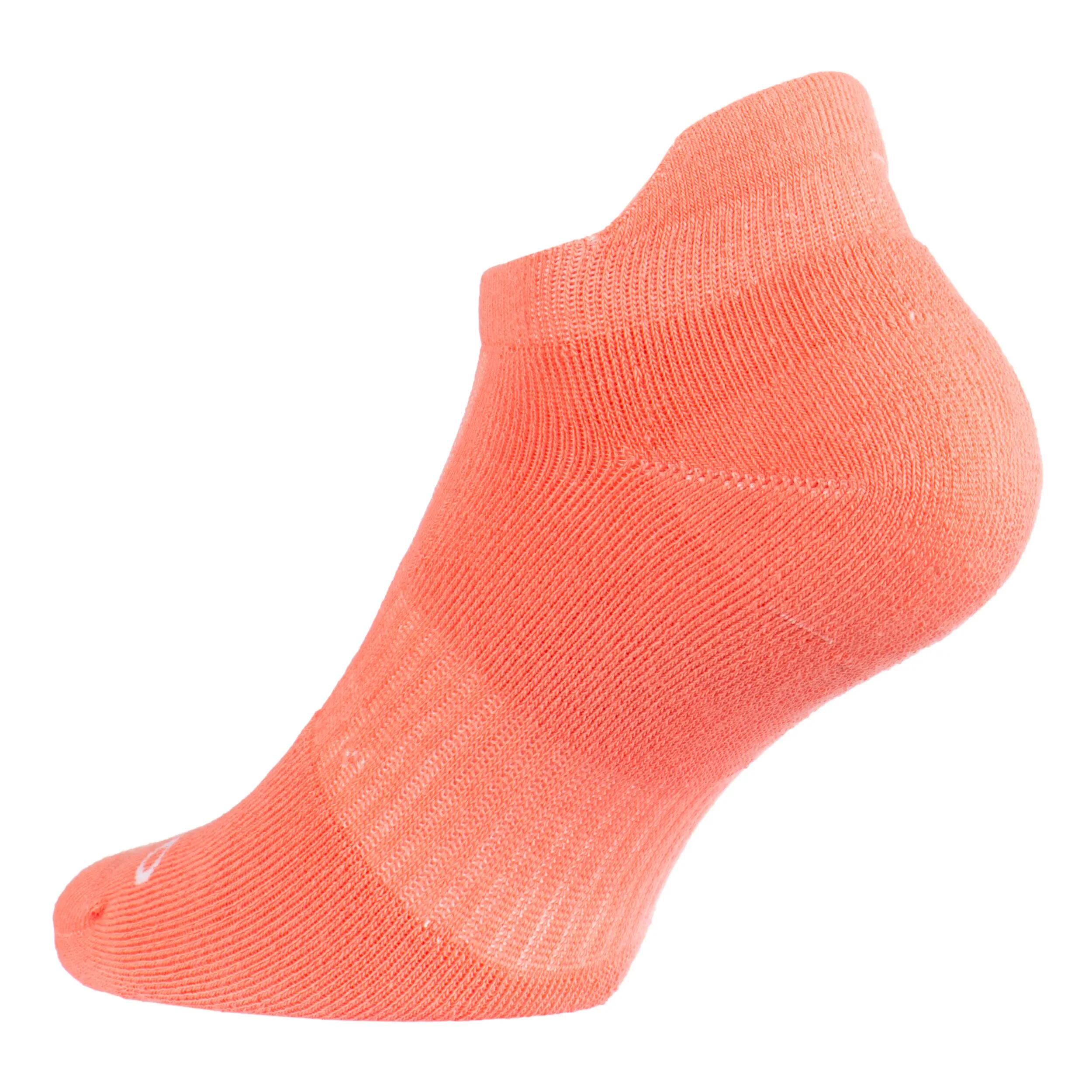 Low Tennis Socks RS 500 Tri-Pack - White/Green 6/40
