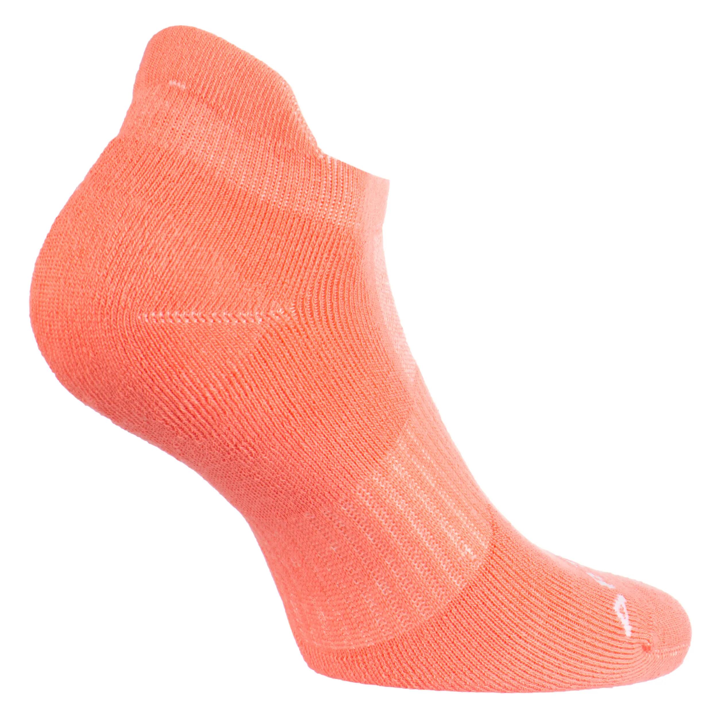 Low Tennis Socks RS 500 Tri-Pack - White/Green 5/40