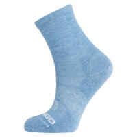 Kids' High Tennis Socks Tri-Pack RS 160 - Heathered Blue