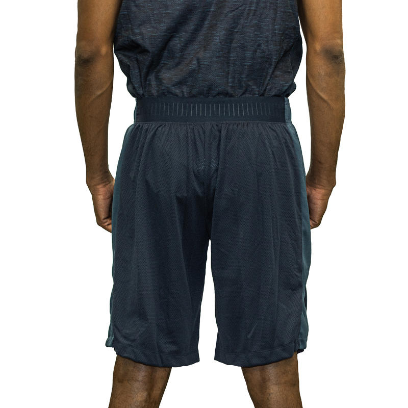 SH500 Basketball Shorts Navy Blue / Grey