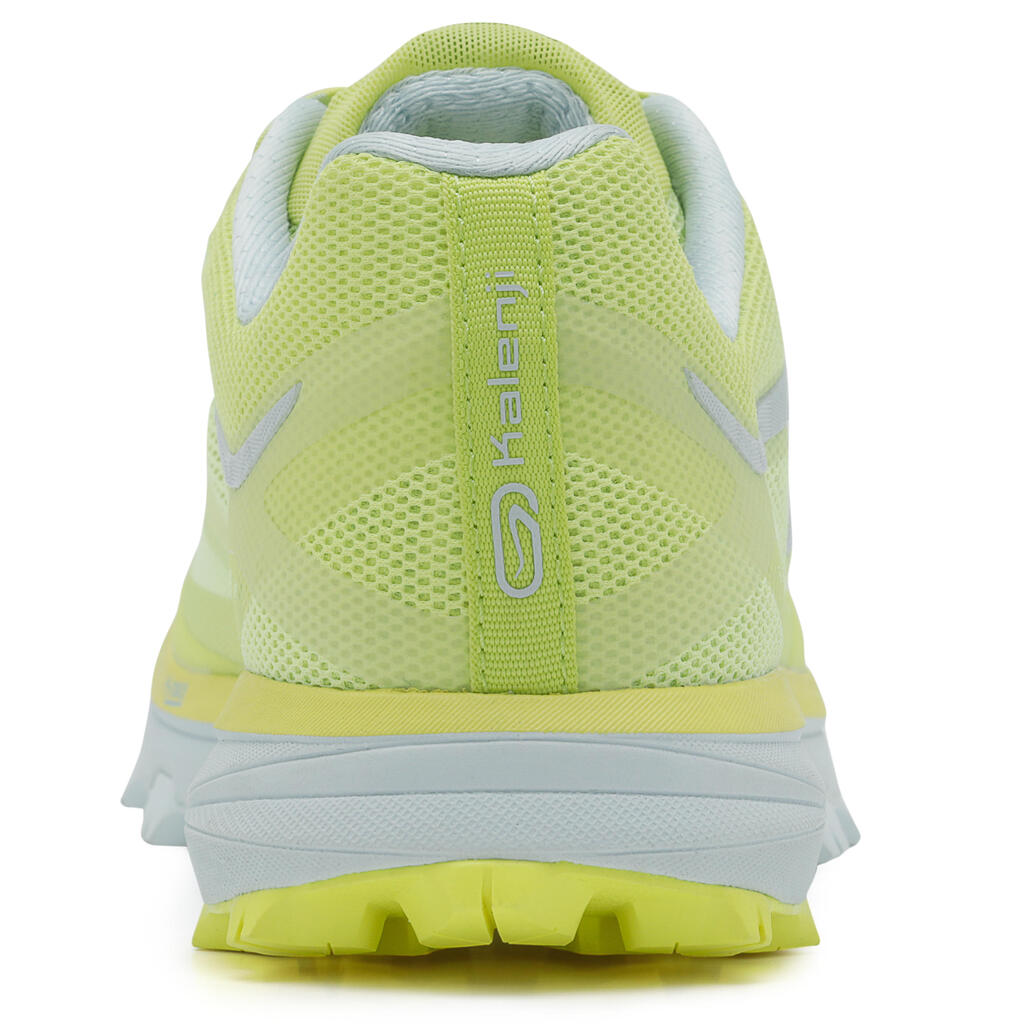 RACE 4 WOMEN'S TRAIL RUNNING SHOES - YELLOW/WHITE