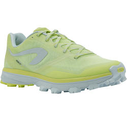 Chaussure trail running pour femme RACE 4 jaune et blanc
