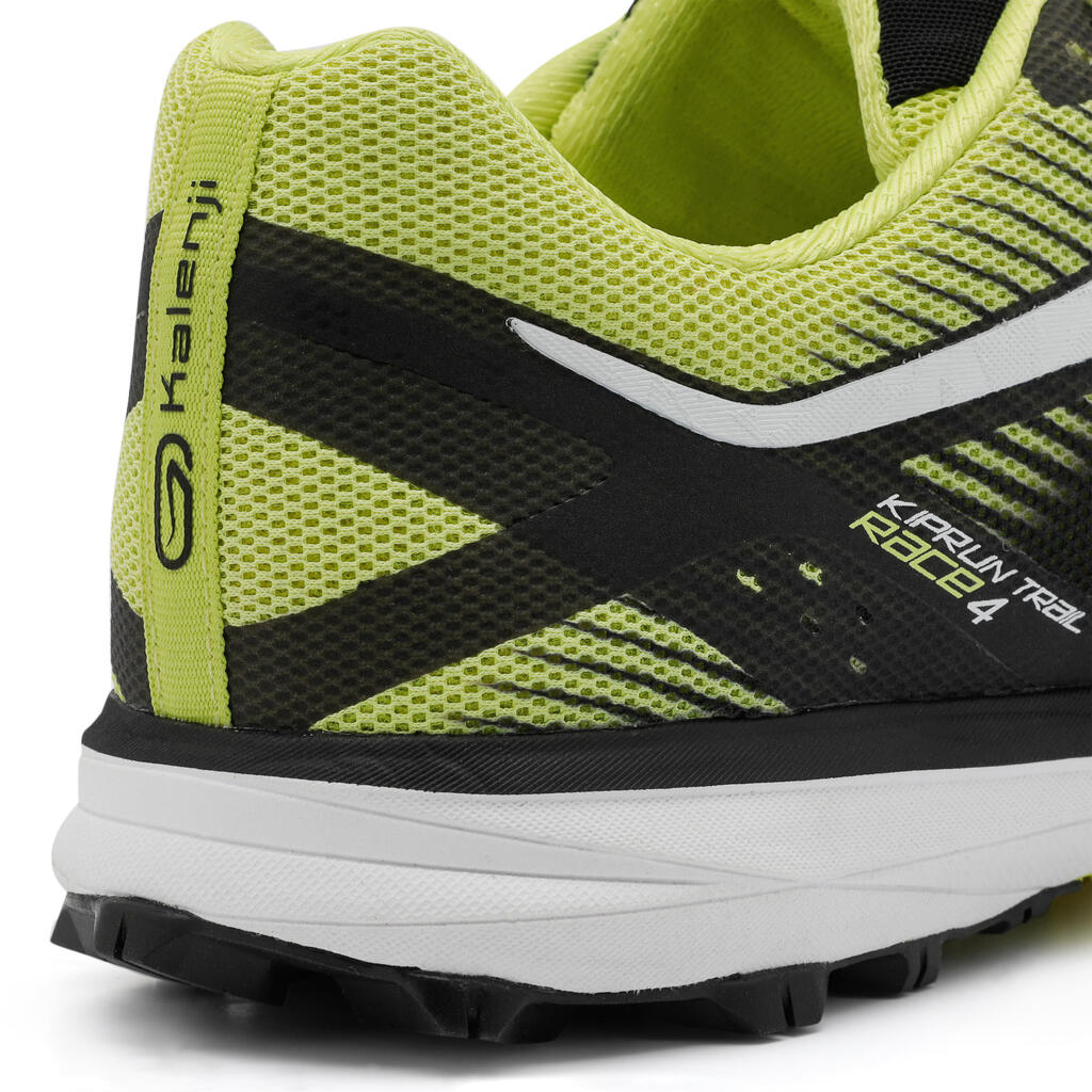 Laufschuhe Trail Race 4 Herren schwarz/gelb