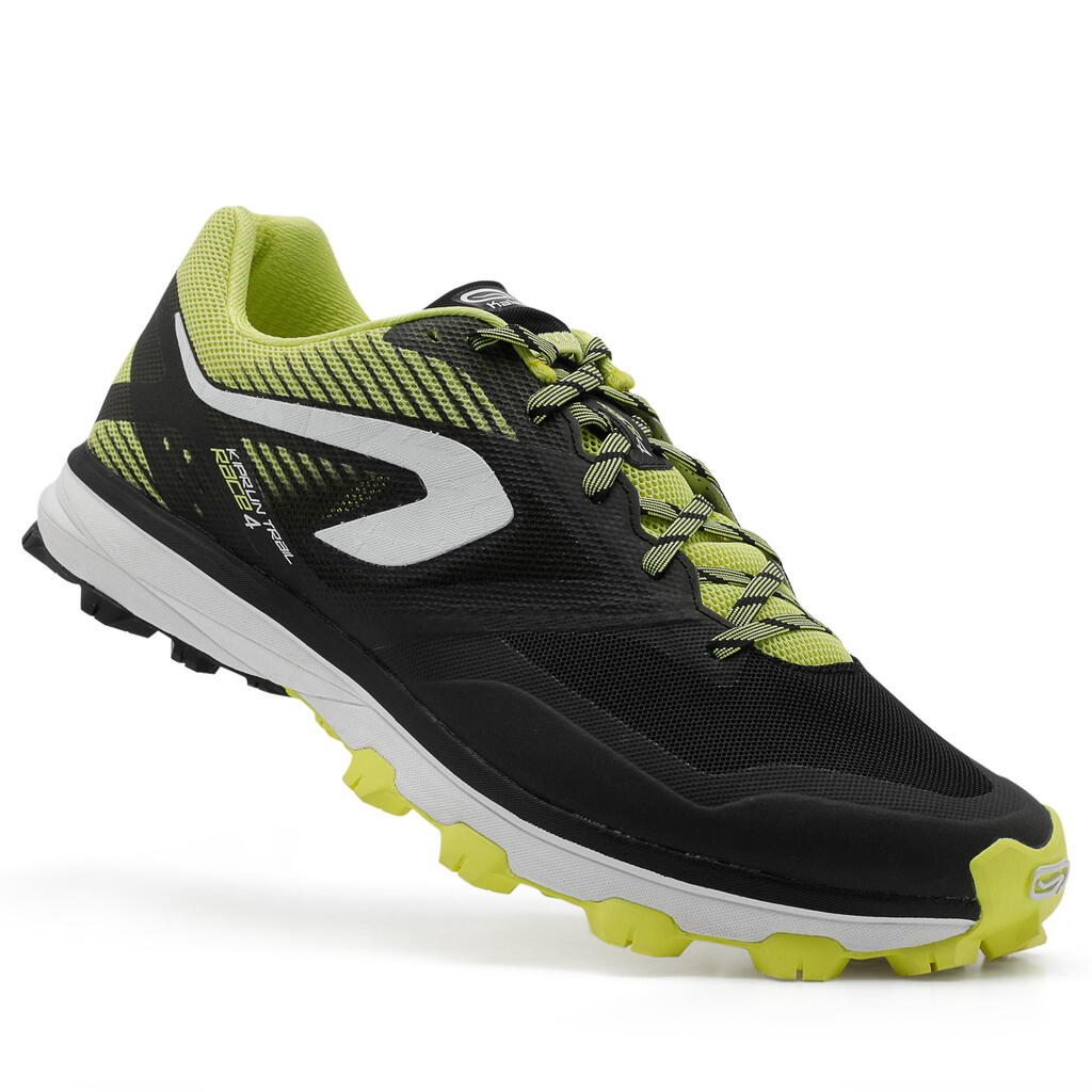 Laufschuhe Trail Race 4 Herren schwarz/gelb