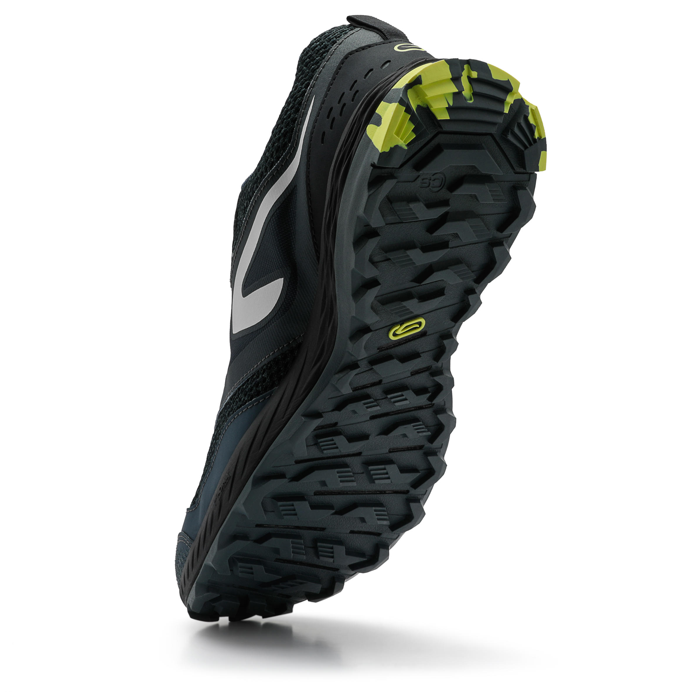 KIPRUN TR MEN'S TRAIL RUNNING SHOES - DARK BLUE/YELLOW 11/22