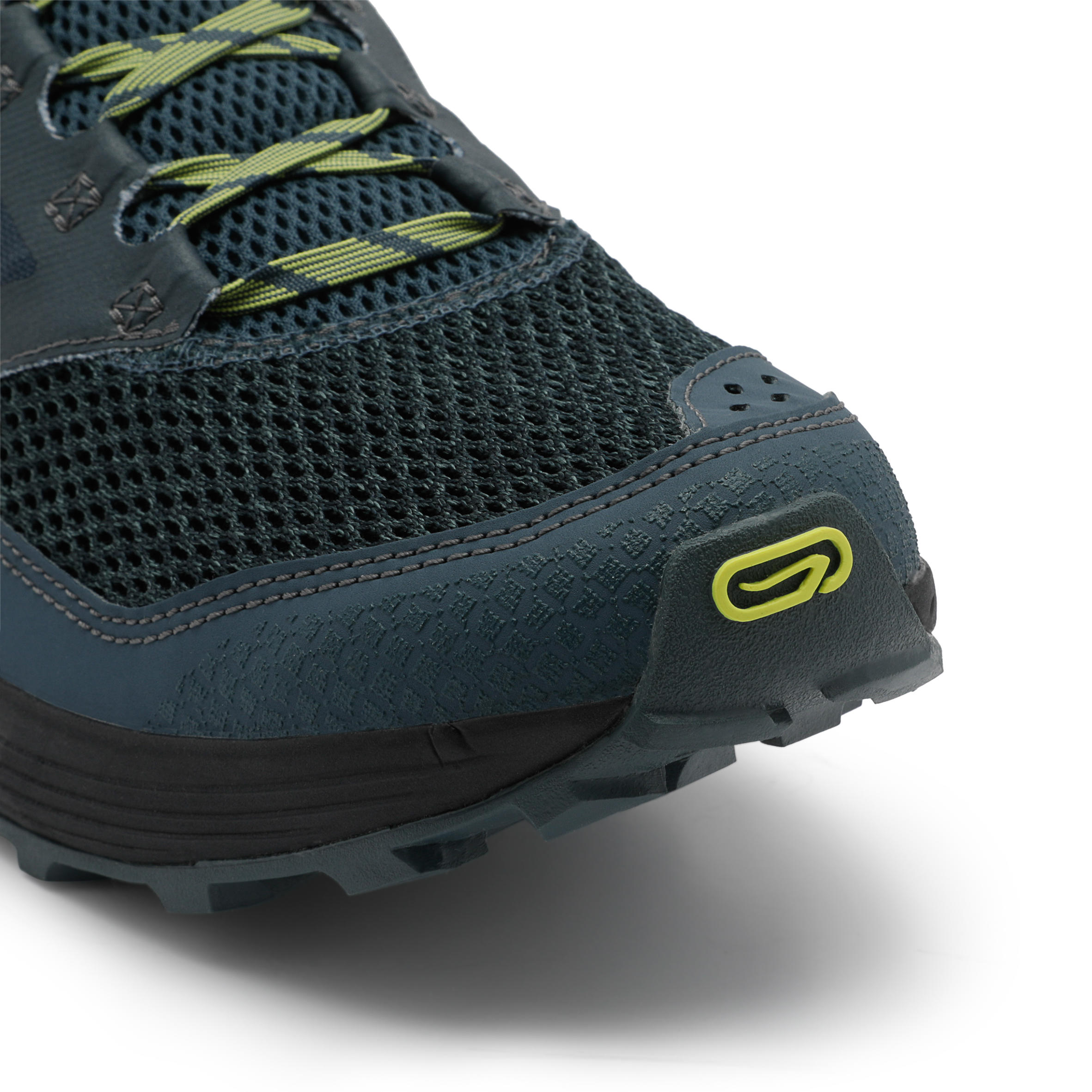 KIPRUN TR MEN'S TRAIL RUNNING SHOES - DARK BLUE/YELLOW 9/22