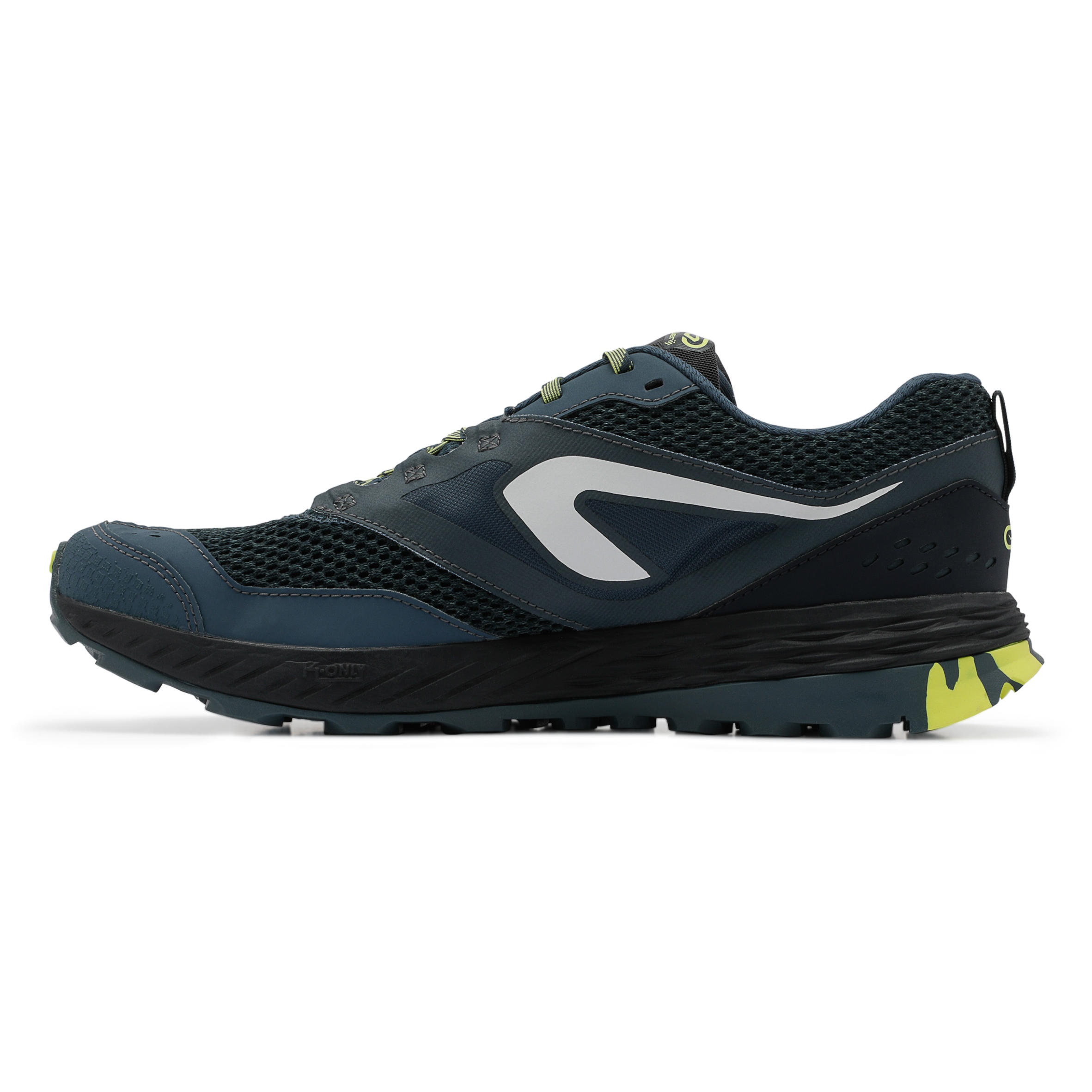 KIPRUN TR MEN'S TRAIL RUNNING SHOES - DARK BLUE/YELLOW 3/22