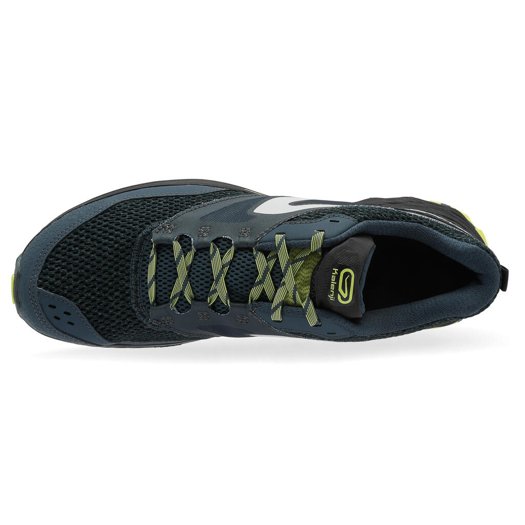 Laufschuhe Trail TR Herren dunkelblau/gelb