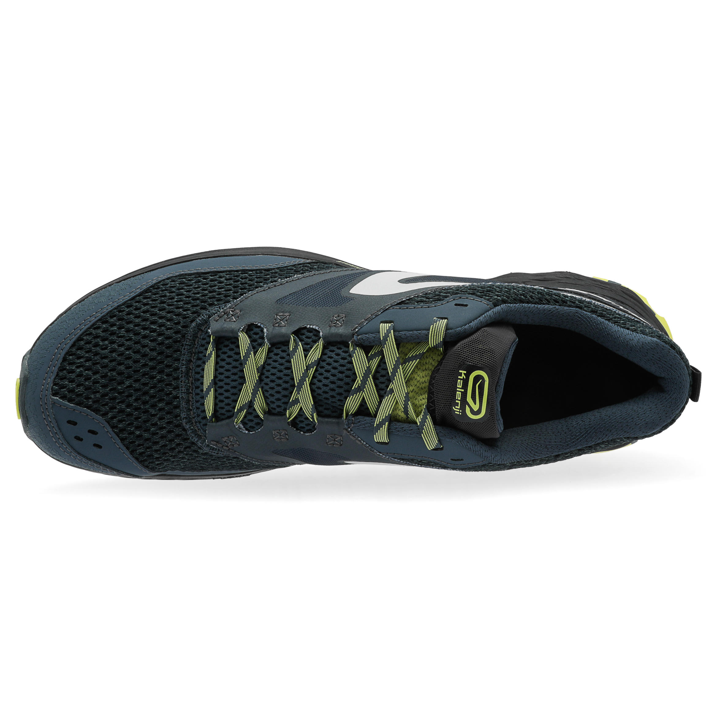 KIPRUN TR MEN'S TRAIL RUNNING SHOES - DARK BLUE/YELLOW 6/22