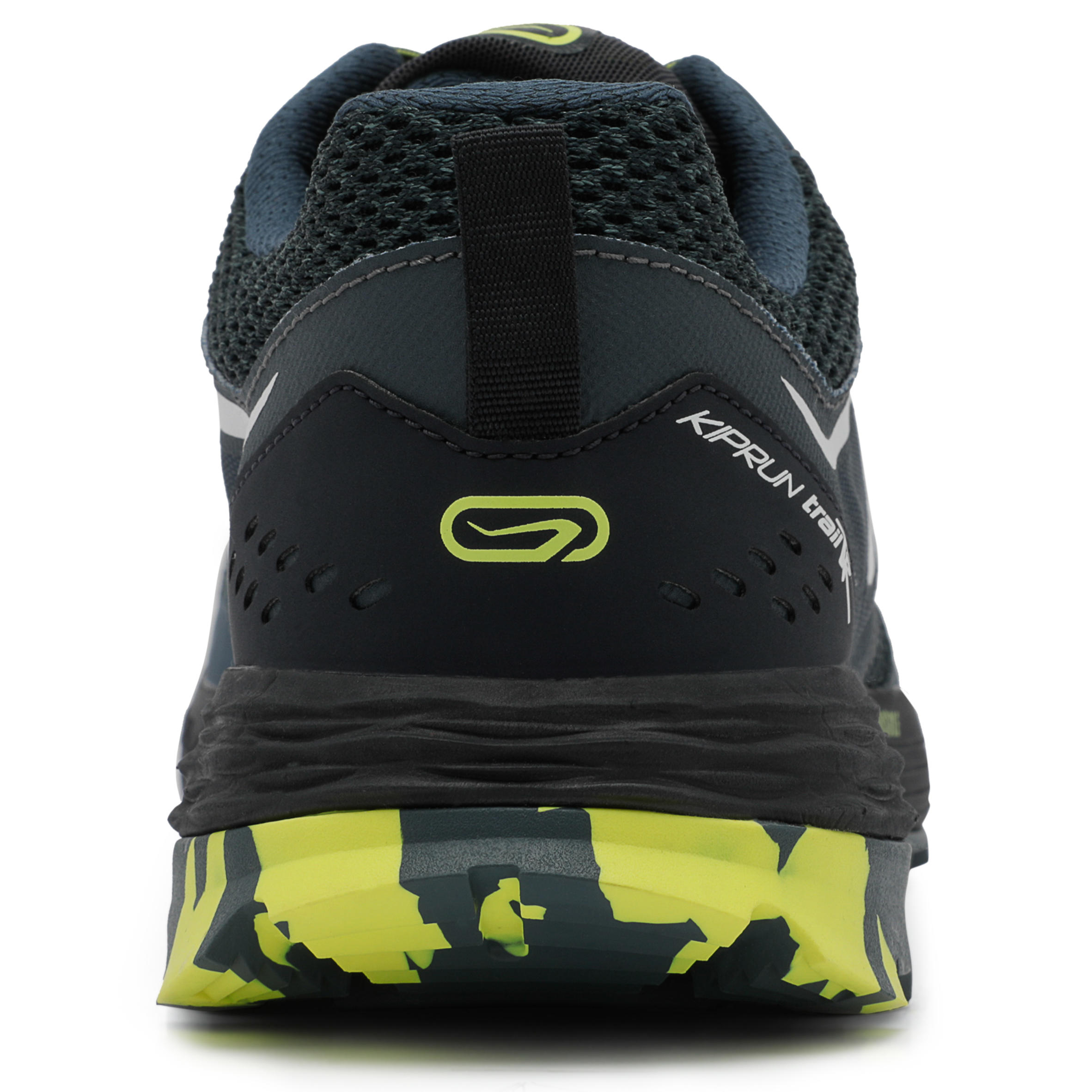 KIPRUN TR MEN'S TRAIL RUNNING SHOES - DARK BLUE/YELLOW 14/22