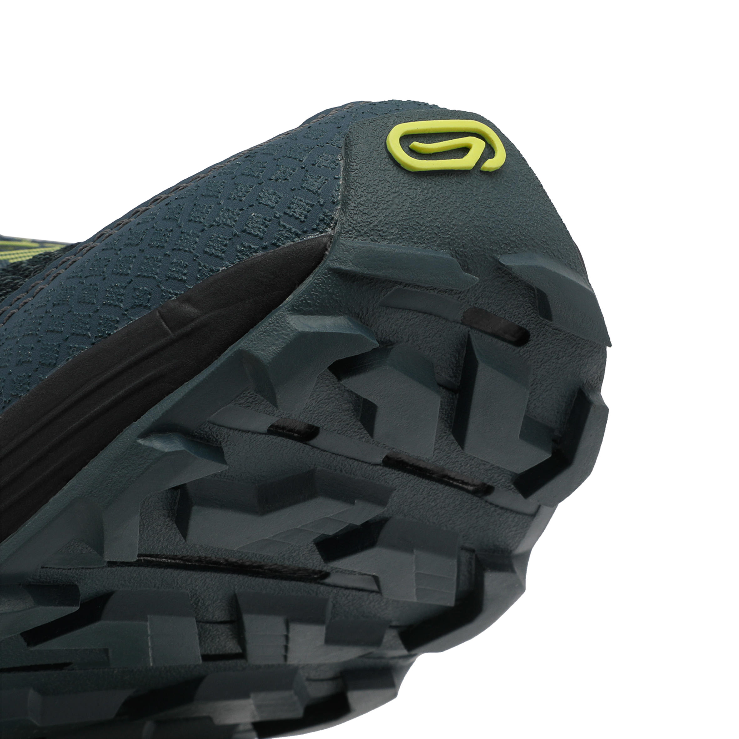 KIPRUN TR MEN'S TRAIL RUNNING SHOES - DARK BLUE/YELLOW 10/22