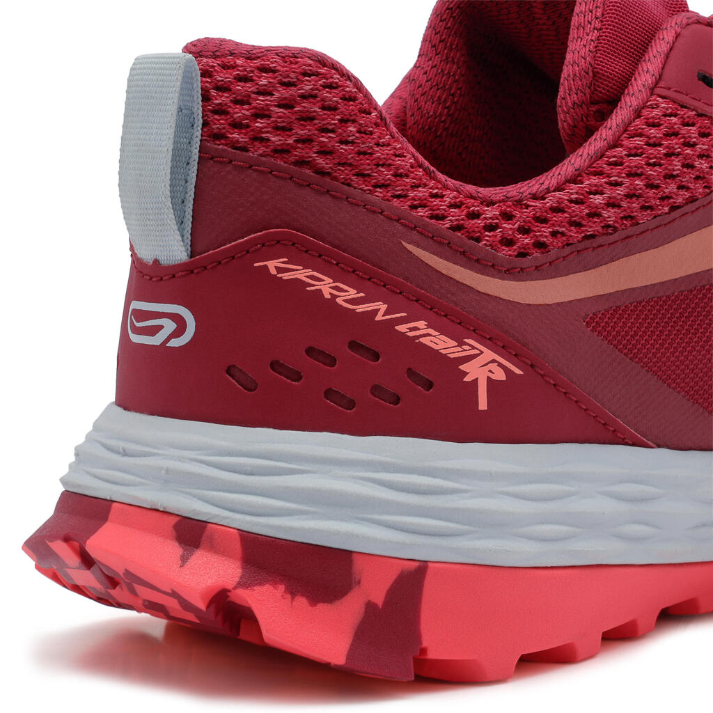 Chaussures de trail running pour femme TR rose et blanc