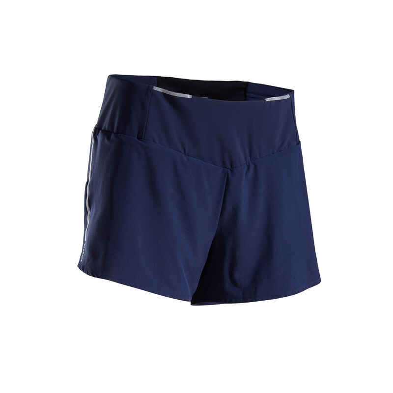 Kiprun Light Women's Lightweight Running Shorts - Navy Blue - Decathlon