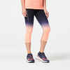 WOMEN'S RUNNING CROPPED BOTTOMS KIPRUN CARE - LIGHT CORAL