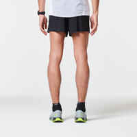 KIPRUN LIGHT + MEN'S RUNNING SHORTS - BLACK