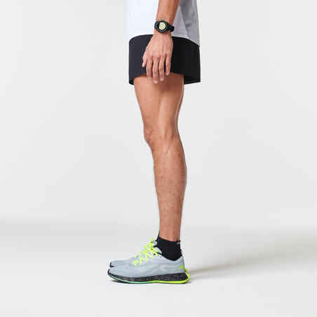 KIPRUN LIGHT + MEN'S RUNNING SHORTS - BLACK