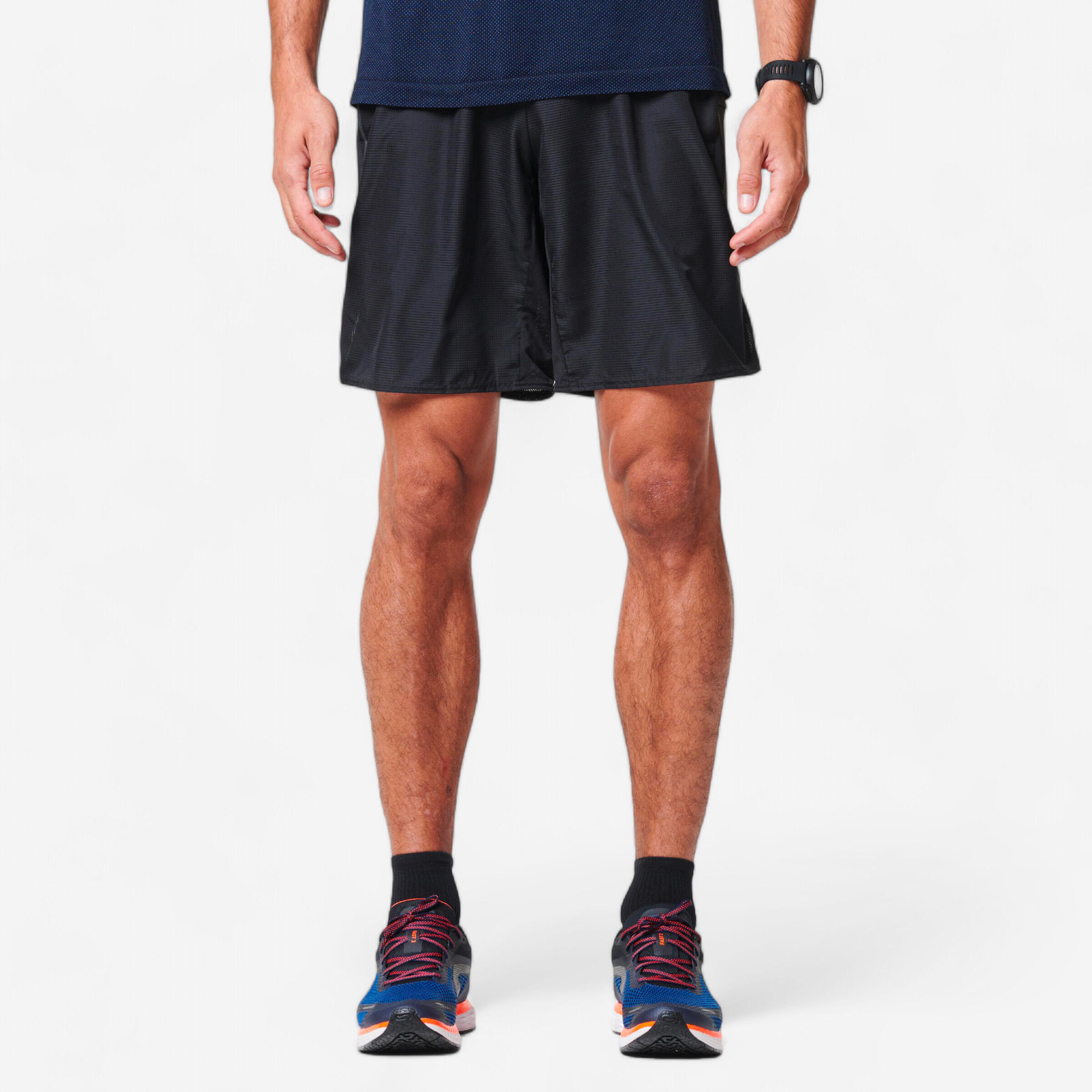Short de Running Kiprun Marathon Hombre Negro Transporte - Decathlon