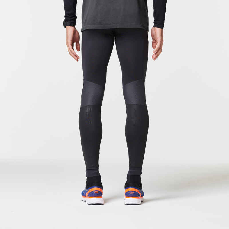 KIPRUN DRY MEN'S BREATHABLE RUNNING TIGHTS BLACK Decathlon
