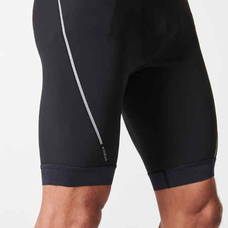 KIPRUN MEN'S RUNNING TIGHT SHORTS - BLACK