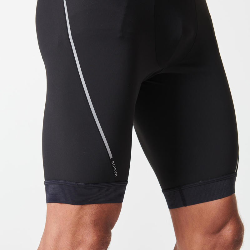 KIPRUN MEN'S RUNNING TIGHT SHORTS BLACK