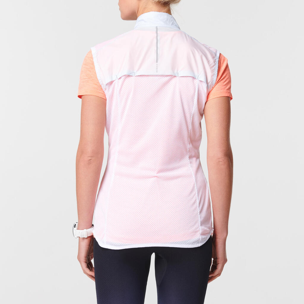 Kiprun Light Women's Running Sleeveless Jacket - Pink