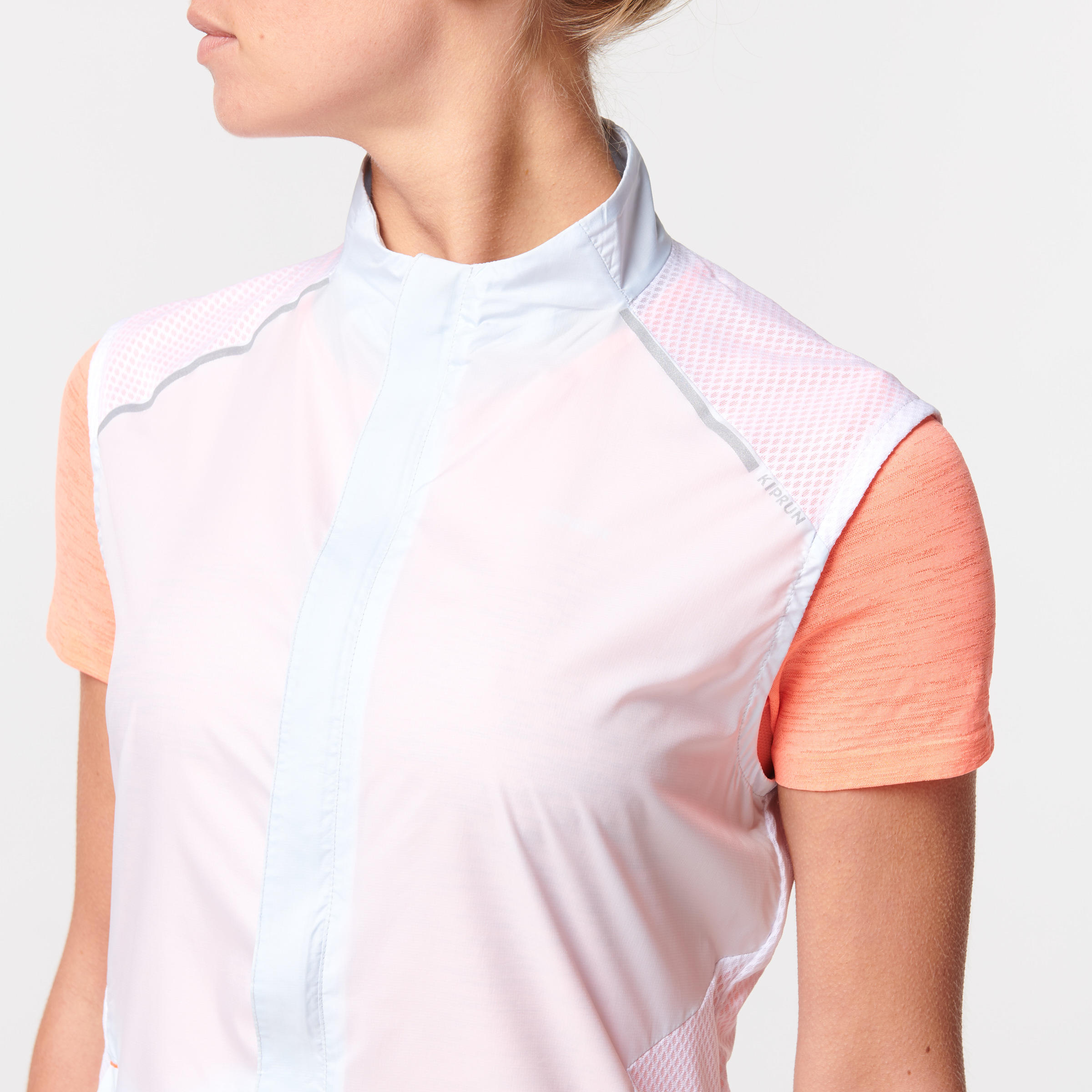 sleeveless running jacket womens