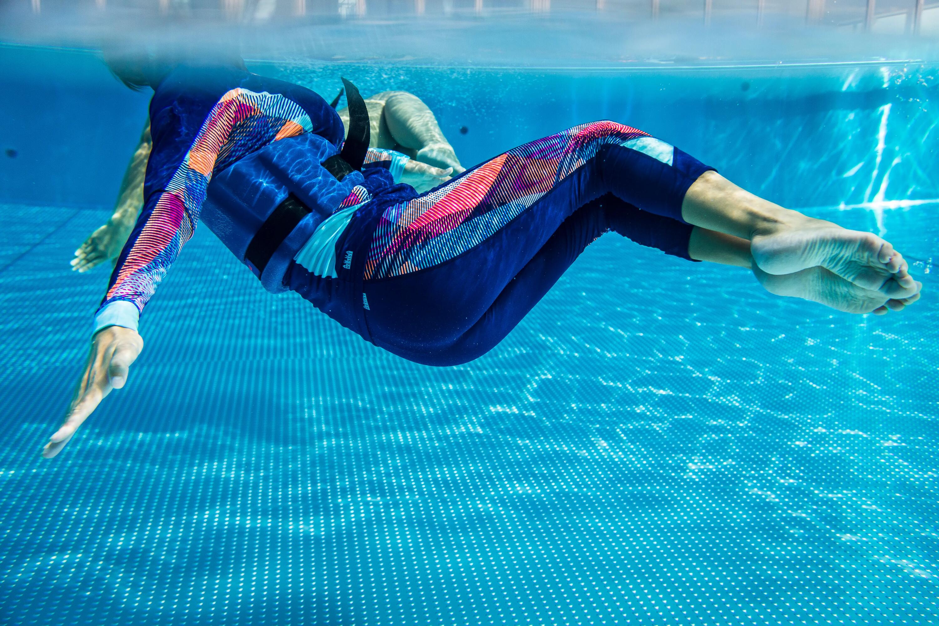Aquagym-Gürtel Schaumstoff Aquajogging - blau 6/7
