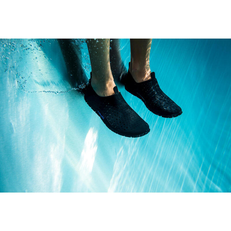 Waterschoenen voor aquabike of aquagym Aquadots zwart