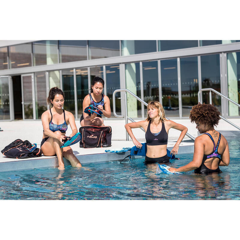 Aquafitness and Aqua aerobics Bag black orange