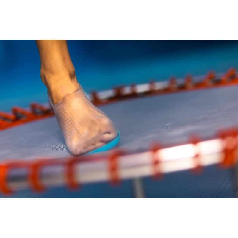 Chaussons D Aquagym Aquabike Et Aquafitness Aquafun Transparent Nabaiji