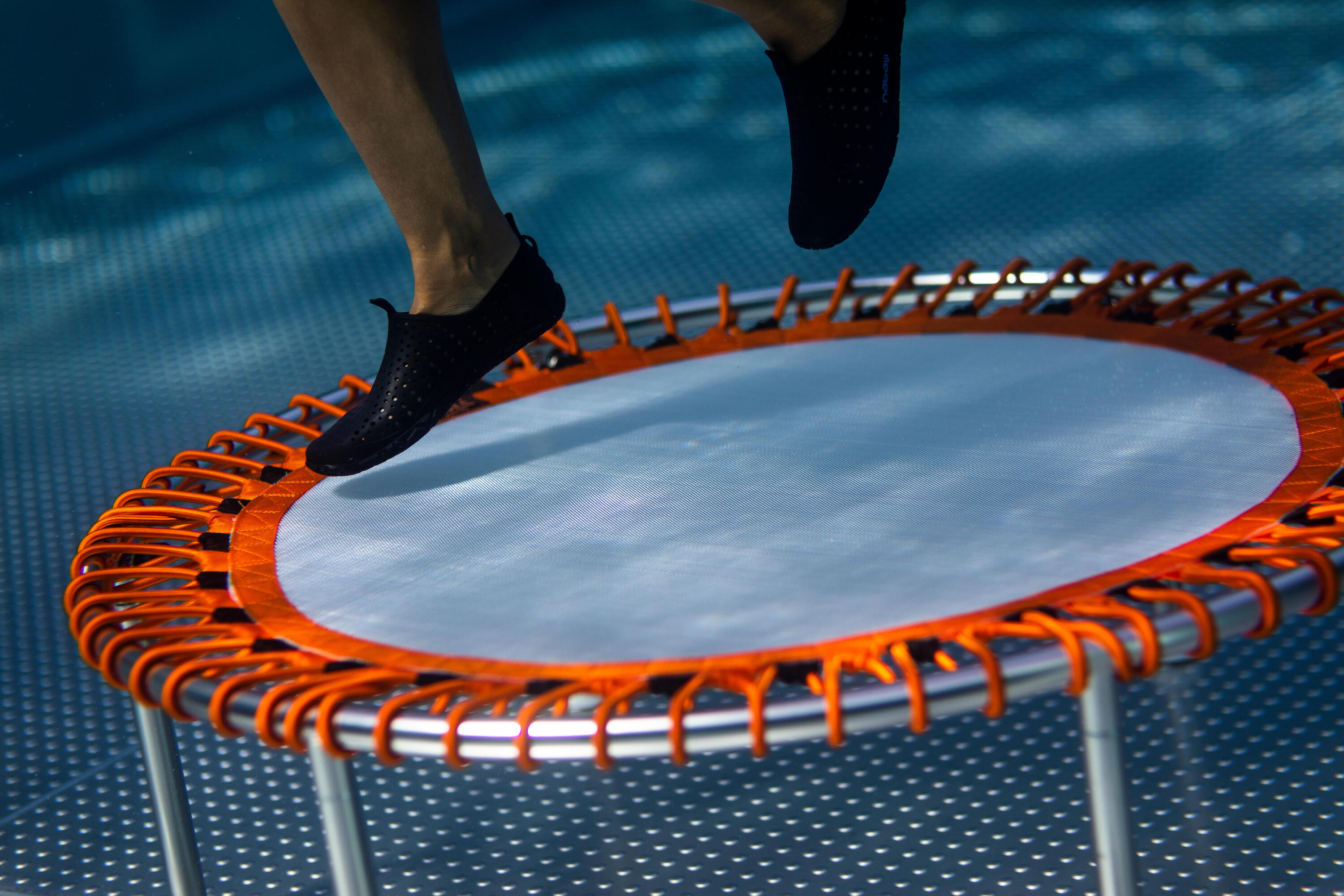 Waterschoenen voor aquabike of aquagym Aquadots zwart 7/8