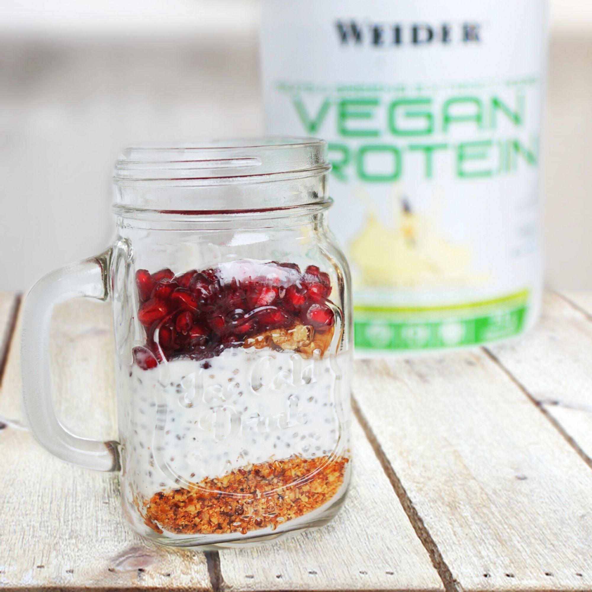 Whey Protéines Vegan Weider 750g Saveur Vanille - Poudre Presque Neuve, Utilisée Une Fois