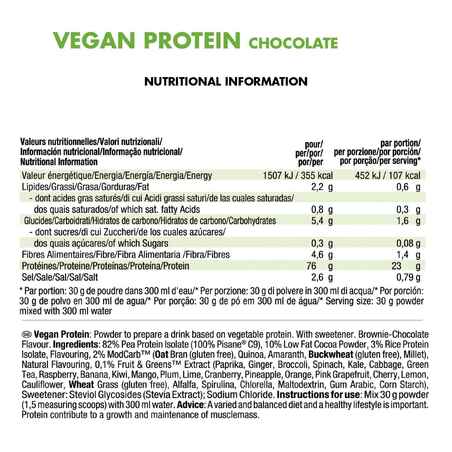 Vegan Protein 750 g - Chocolate
