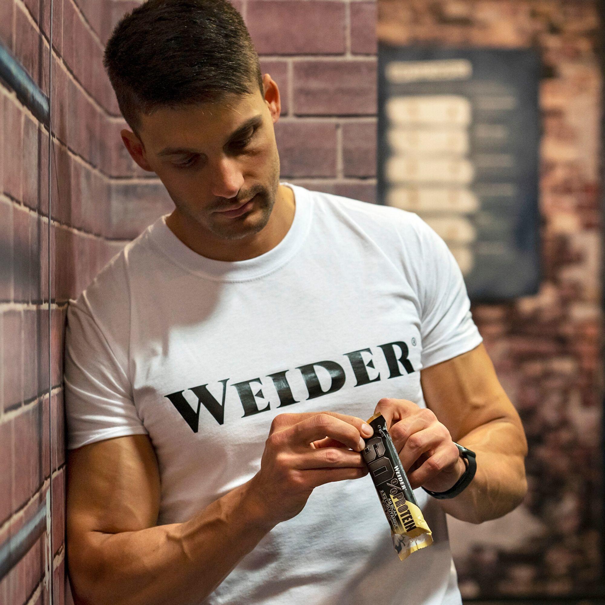 Barretta proteica WEIDER 60% vaniglia 3/3