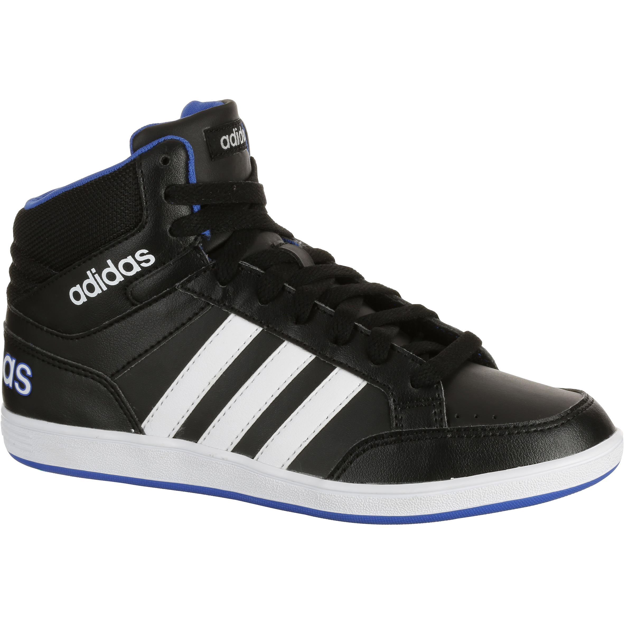 ADIDAS Hoops Children's Fitness Walking Shoes - Black/White