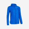 Windjack voor atletiek dames club personaliseerbaar blauw