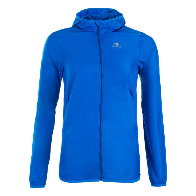 Jachetă personalizabilă protecție vânt atletism Albastru Damă
