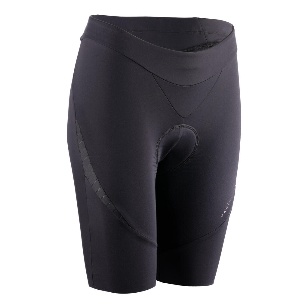 Badana de ciclismo para Mujer Triban	Edr negro