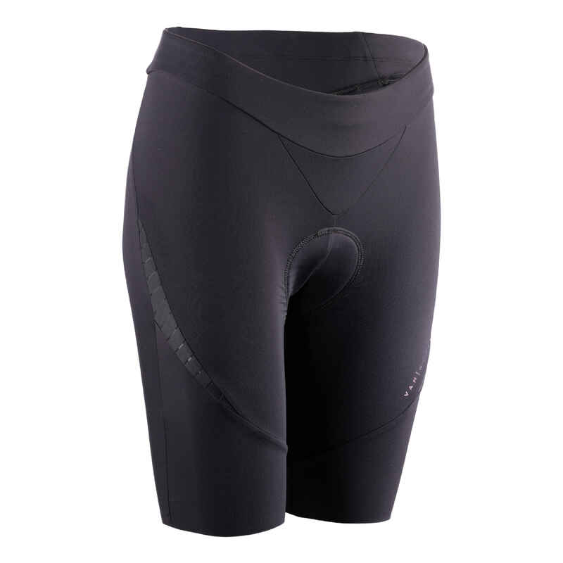 Kurze Radhose Rennrad RCR Damen schwarz Kurze Radhose Rennrad RCR Damen schwarz