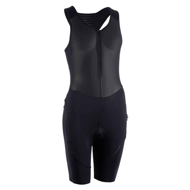 Van Rysel Quick-Zip Sport Cycling Bib Shorts, Women's