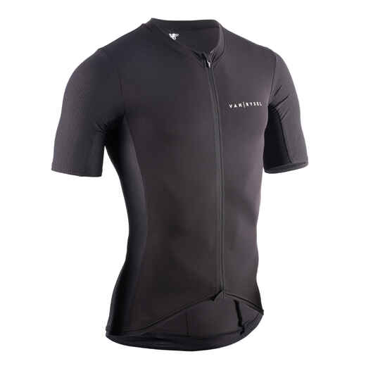 
      Men's Short-Sleeved Road Cycling Summer Jersey Neo Racer - Black
  