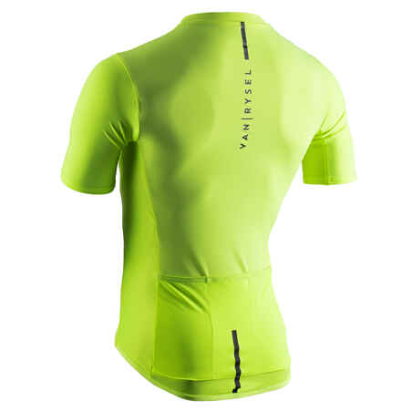 Men's Short-Sleeved Road Cycling Summer Jersey Neo Racer - Yellow