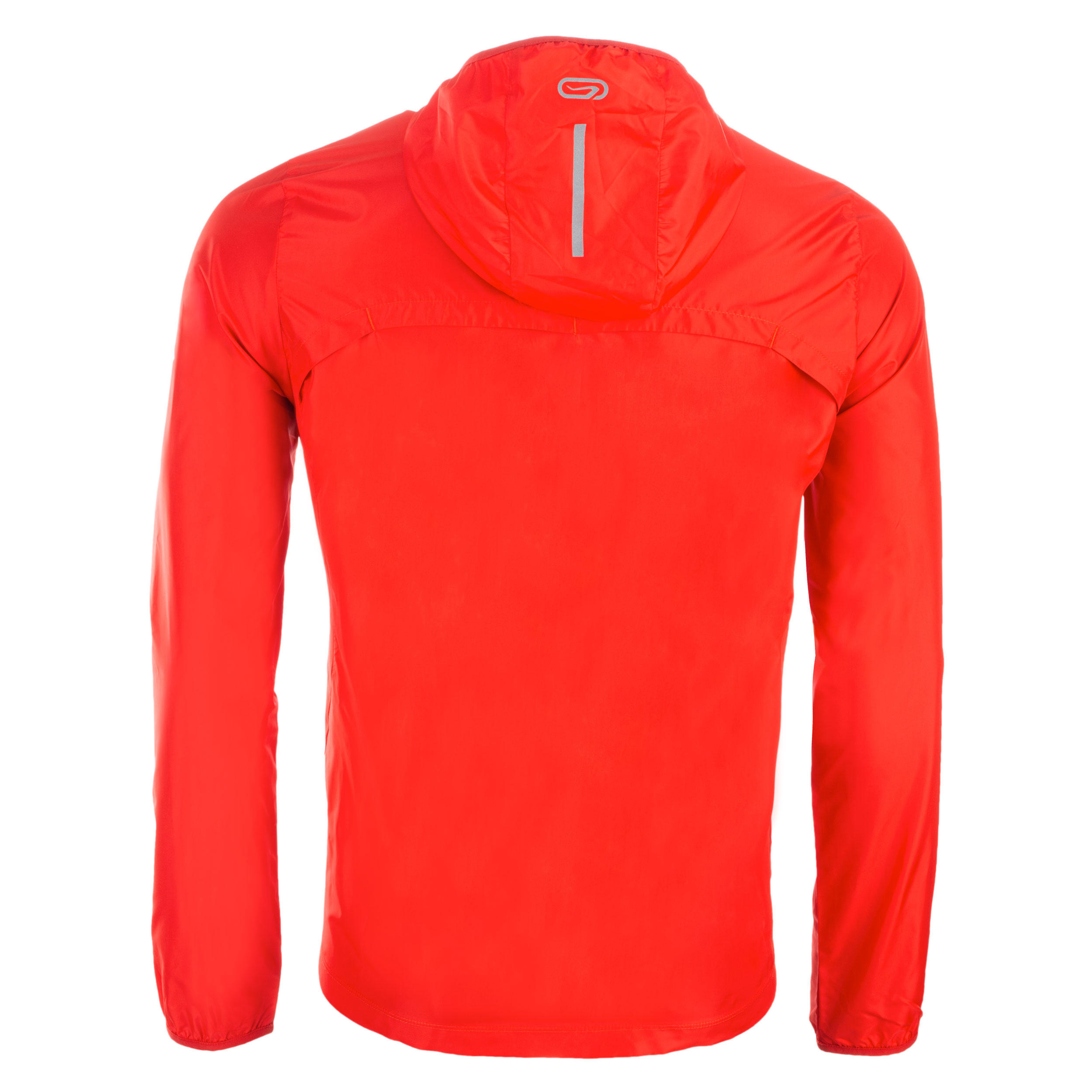 Giacca antivento atletica uomo personalizzabile rossa 3/4