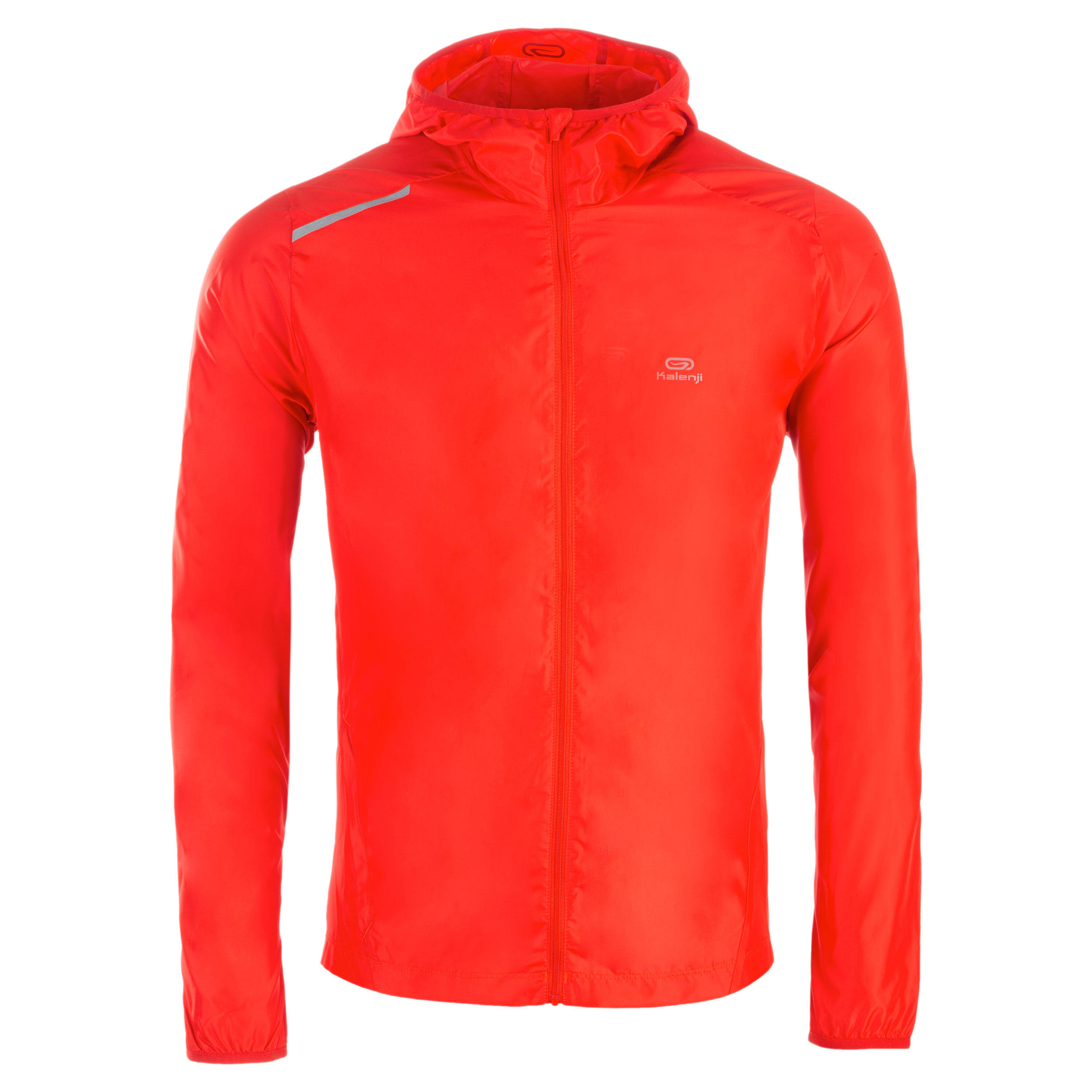 Giacca antivento atletica uomo personalizzabile rossa 2/4