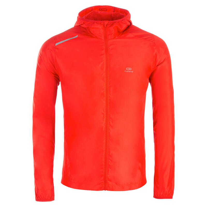 Jachetă Personalizabilă protecție vânt Atletism Roșu Bărbați