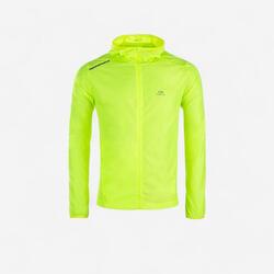 Coupe vent Athlétisme club jaune fluo personnalisable homme